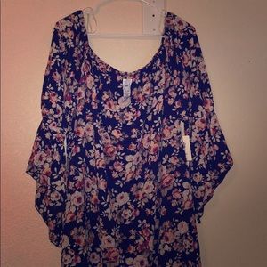 NWT Floral Flouncy Dress